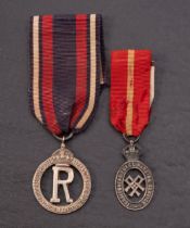 A silver Queen Alexandria's Imperial Military Nursing Service Reserve medal,