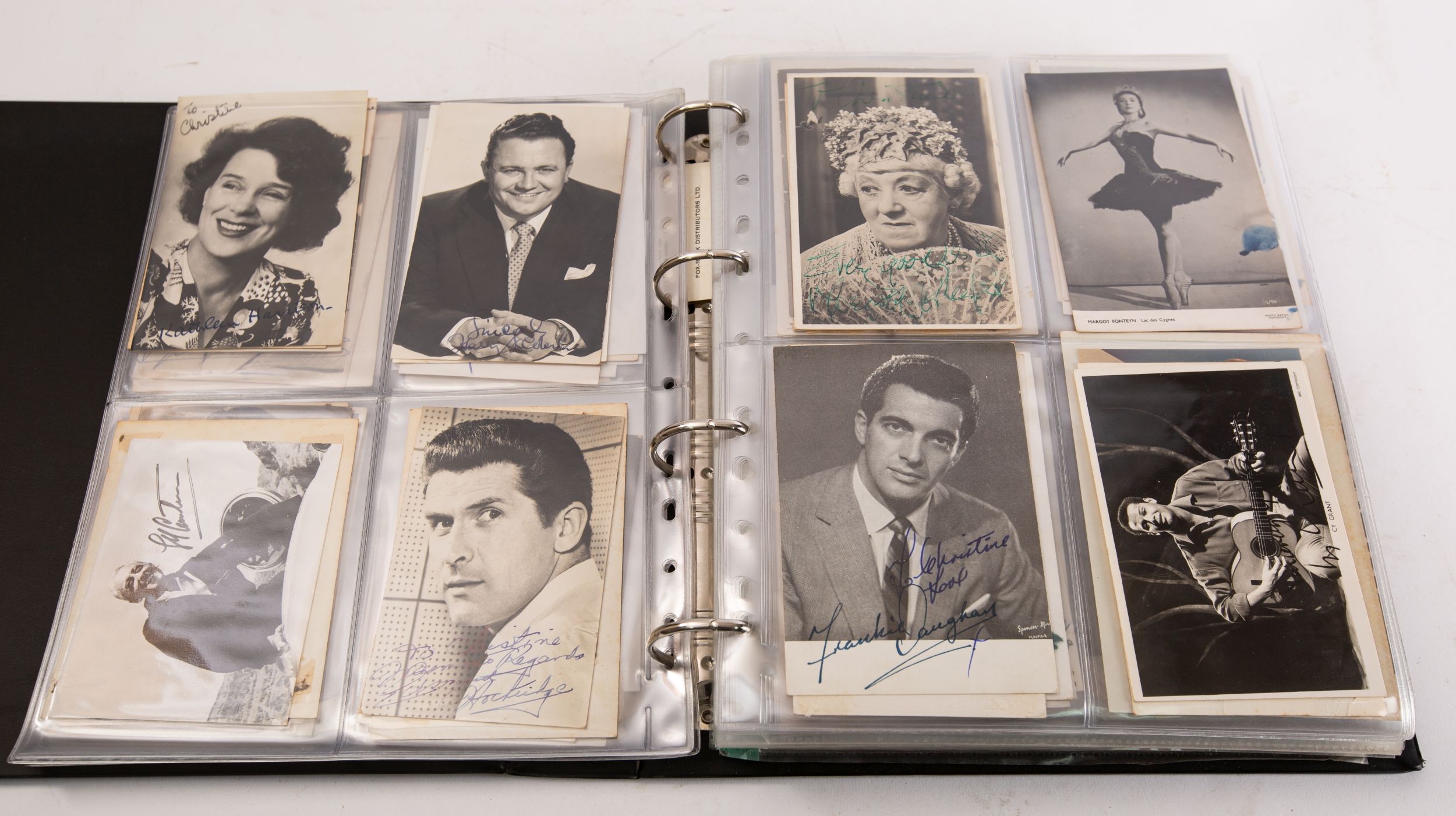 WITHDRAWN An impressive collection of autographs of British and American film and TV stars from the - Image 7 of 12