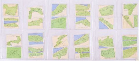 John Player and Sons golf cigarette cards titled "Championship Golf Courses" c.