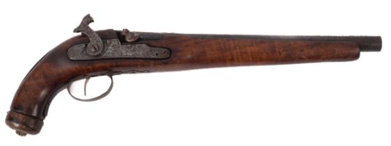 A continental percussion cap pistol.