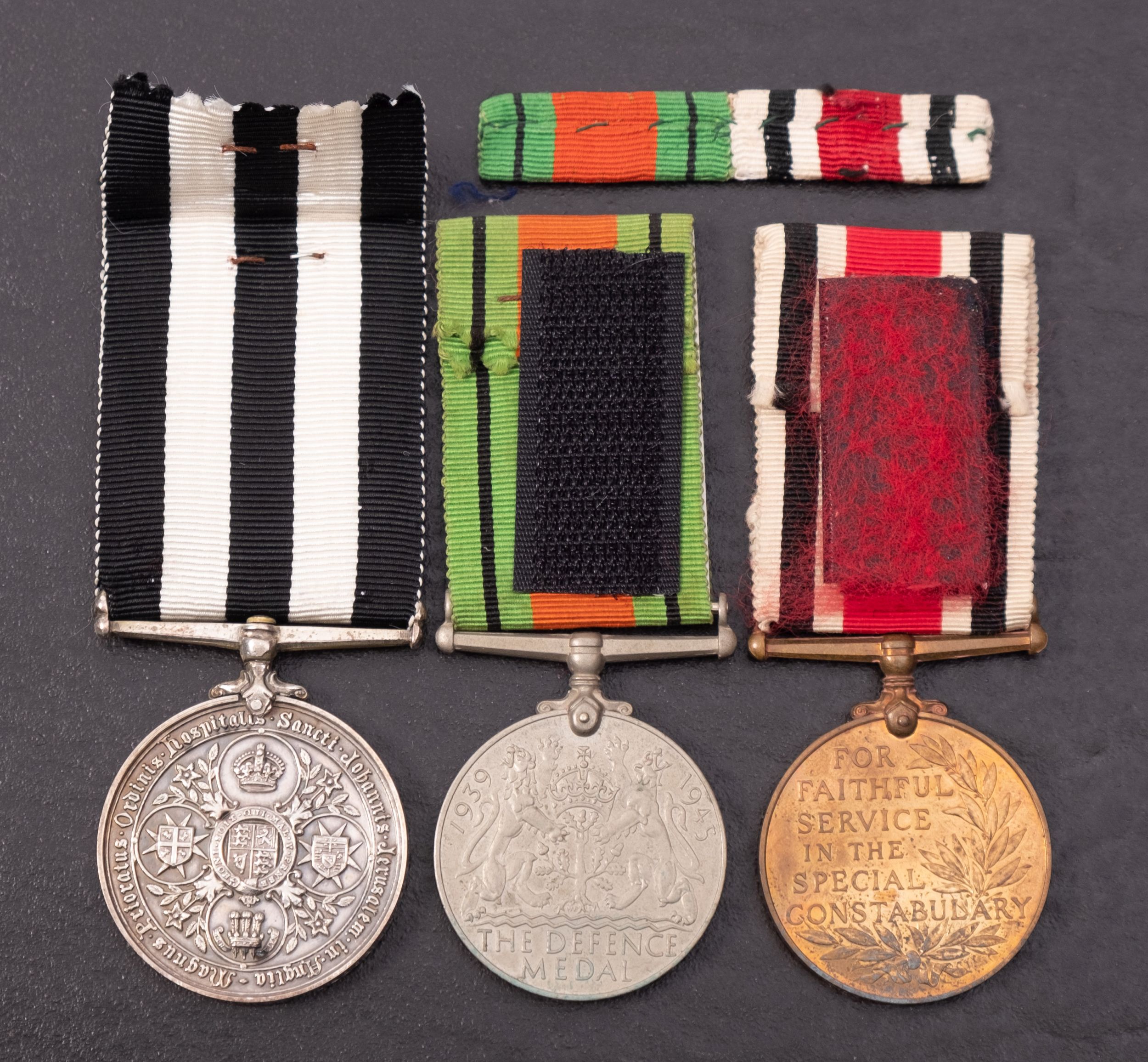 A Special Constabulary LSGC and WWII Defence Medal, 'Edgar J. - Image 2 of 3