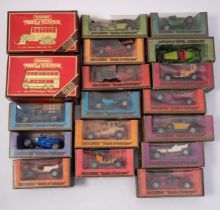 A collection of sixteen boxed Matchbox Yesteryear and twenty five boxed Shell Classic Sports car