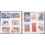 An album of early 20th century theatre postcards approximately 96 together with approximately 96