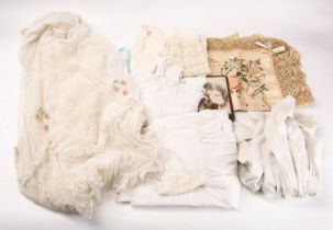A group of five early 20th century christening gowns,