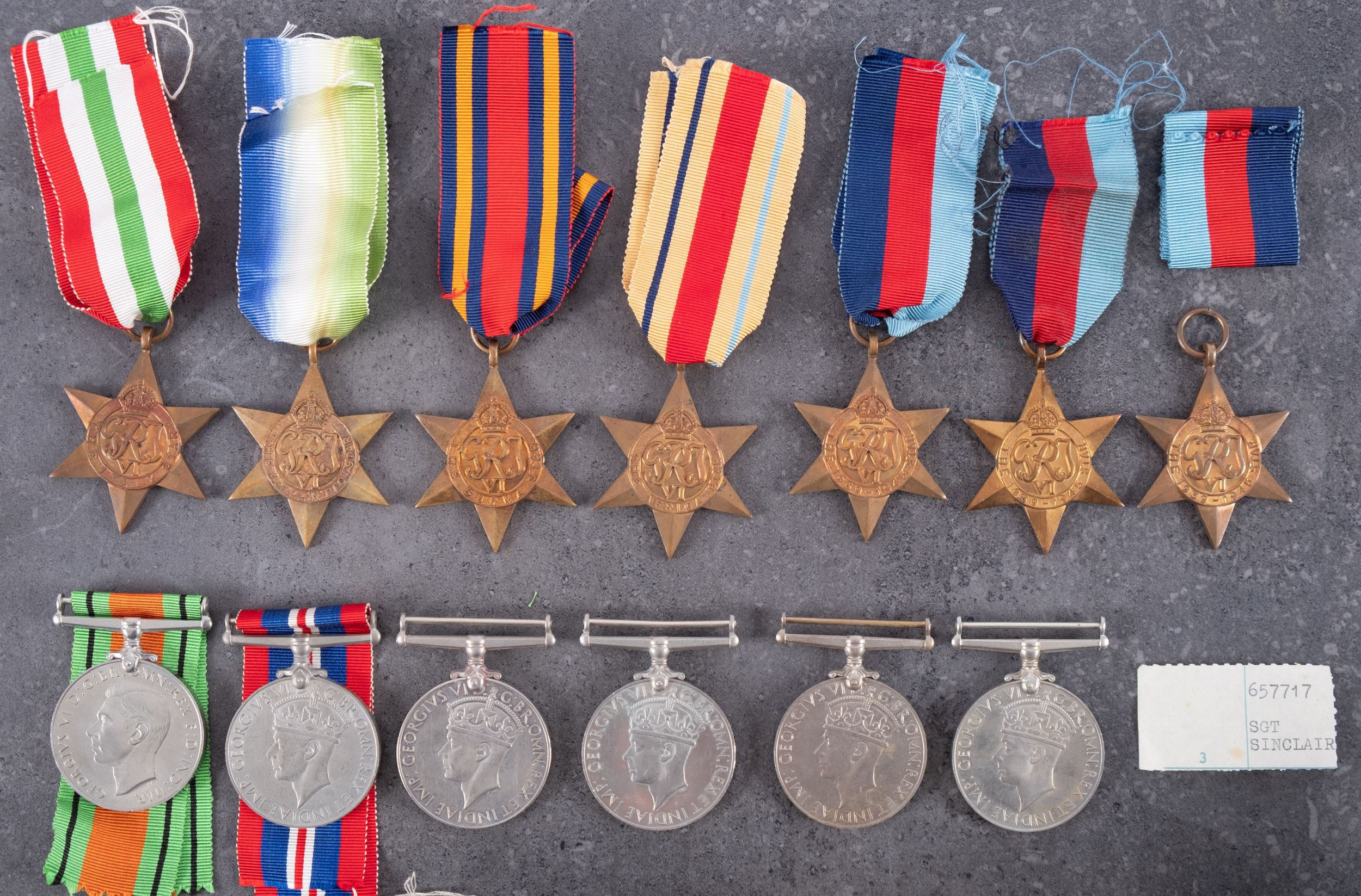 A quantity of WWII service medals. - Image 3 of 3