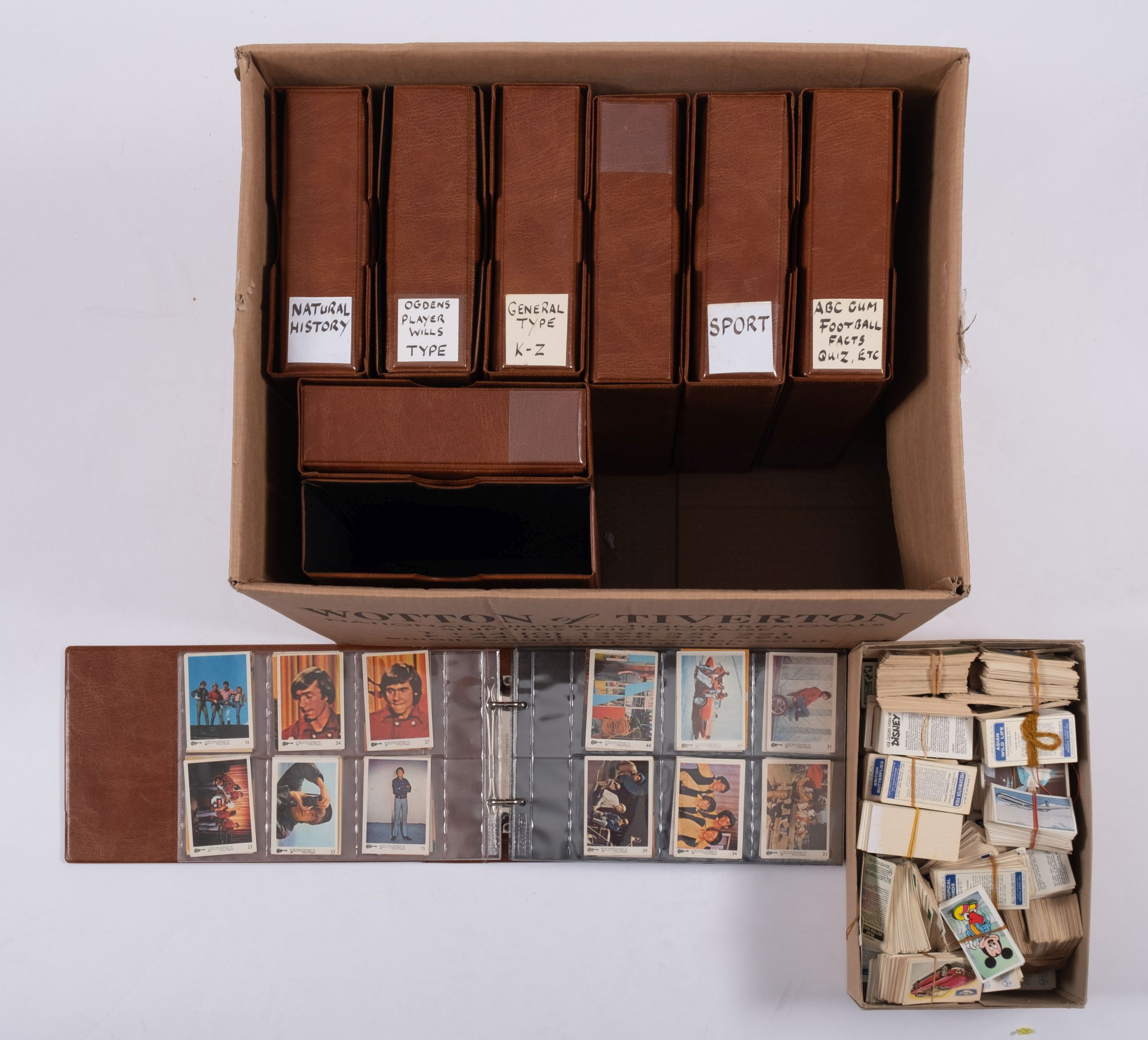 Cigarette and trade cards, an accumulation of sets and part sets,