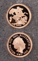 A Royal Mint 2018 sovereign.