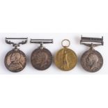 A WWI Military Medal Group to '23118 Pte C E Lash Brook 1/D of Corn LI', Military Medal, War Medal,