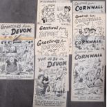 G W Stillings 'Stil' (1907-1967) A group of twelve original postcard cartoon proofs from the