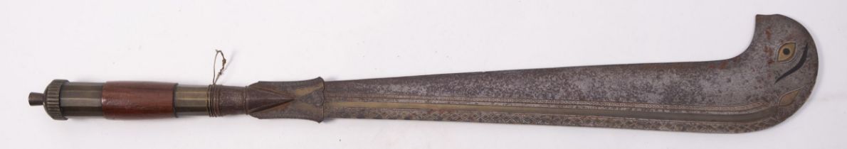 A 19th Century North Indian or Nepalese Ram Dao (Sacrificial temple sword),