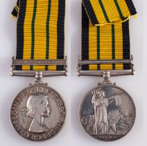 An Africa General Service Medal, Kenya, '22661625 Pte A.R Smyth Devon'.