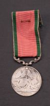 A Turkish Crimea medal, privately inscribed, 'J.Clarke RA ' to edge.