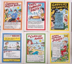 G W Stillings 'Stil' (1907-1967) A group of six original postcard cartoons,