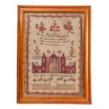 A William IV needlework sampler, the work of Mary Wells,