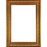 Two carved and gilt wood and gesso frames, in Rococo taste, modern The larger 116.5 x 85.5 x 4.