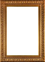 Two carved and gilt wood and gesso frames, in Rococo taste, modern The larger 116.5 x 85.5 x 4.