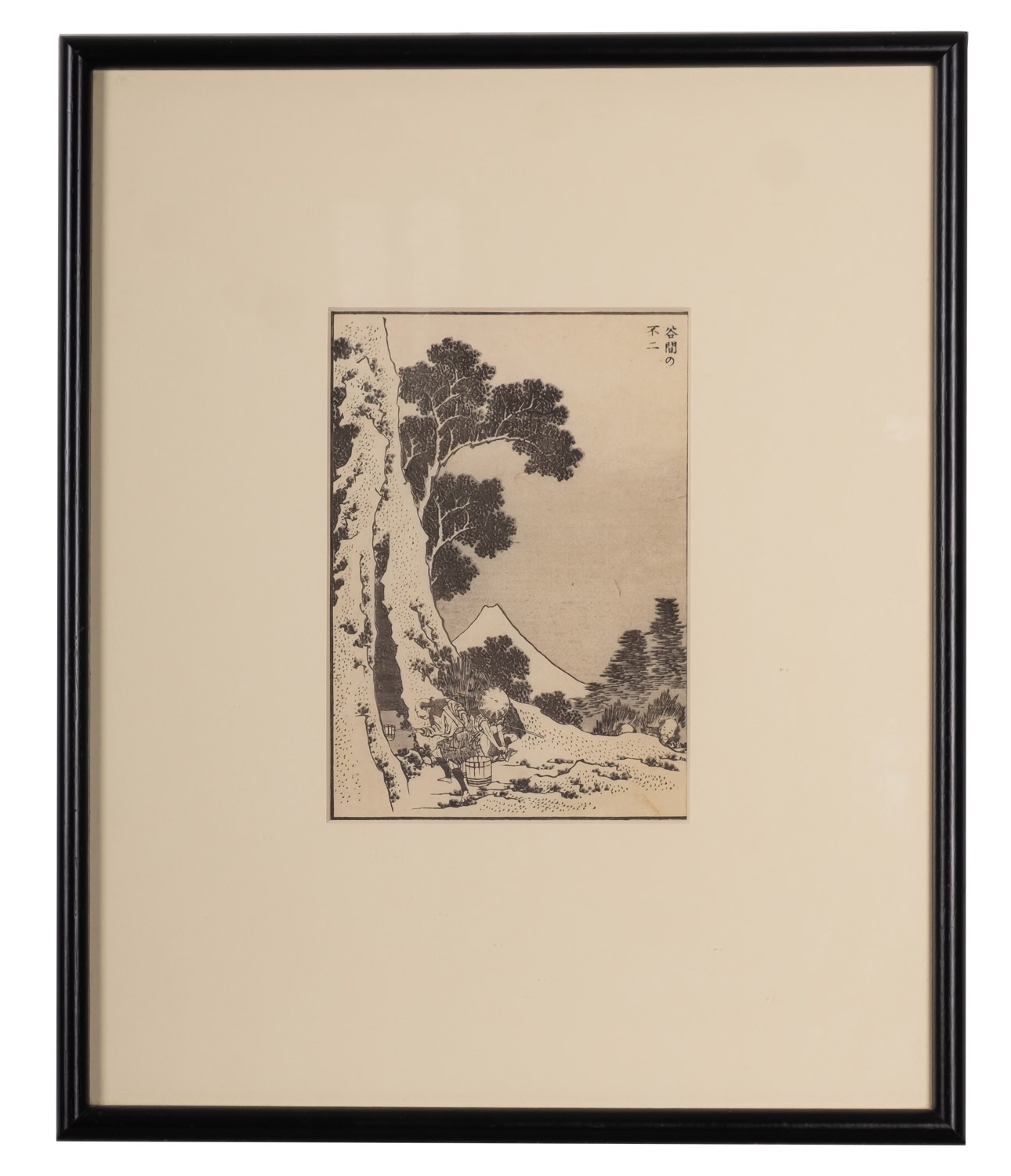 Katsushika Hokusai, three woodblock prints from the Hundred Views of Mount Fuji, 18 x 13cm. - Image 2 of 4