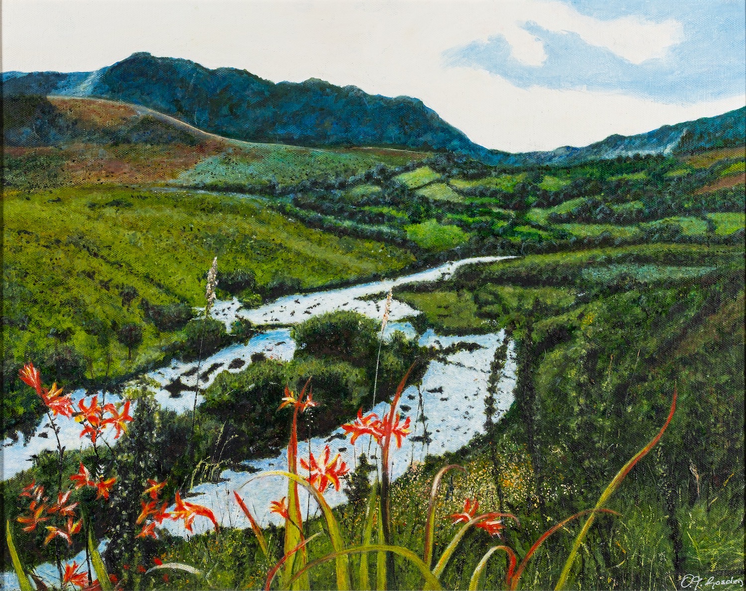 A collection of 20th century paintings by mainly local artists, including ; John Hiscocks, - Image 6 of 10