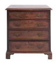 A mahogany chest of drawers in George III style,