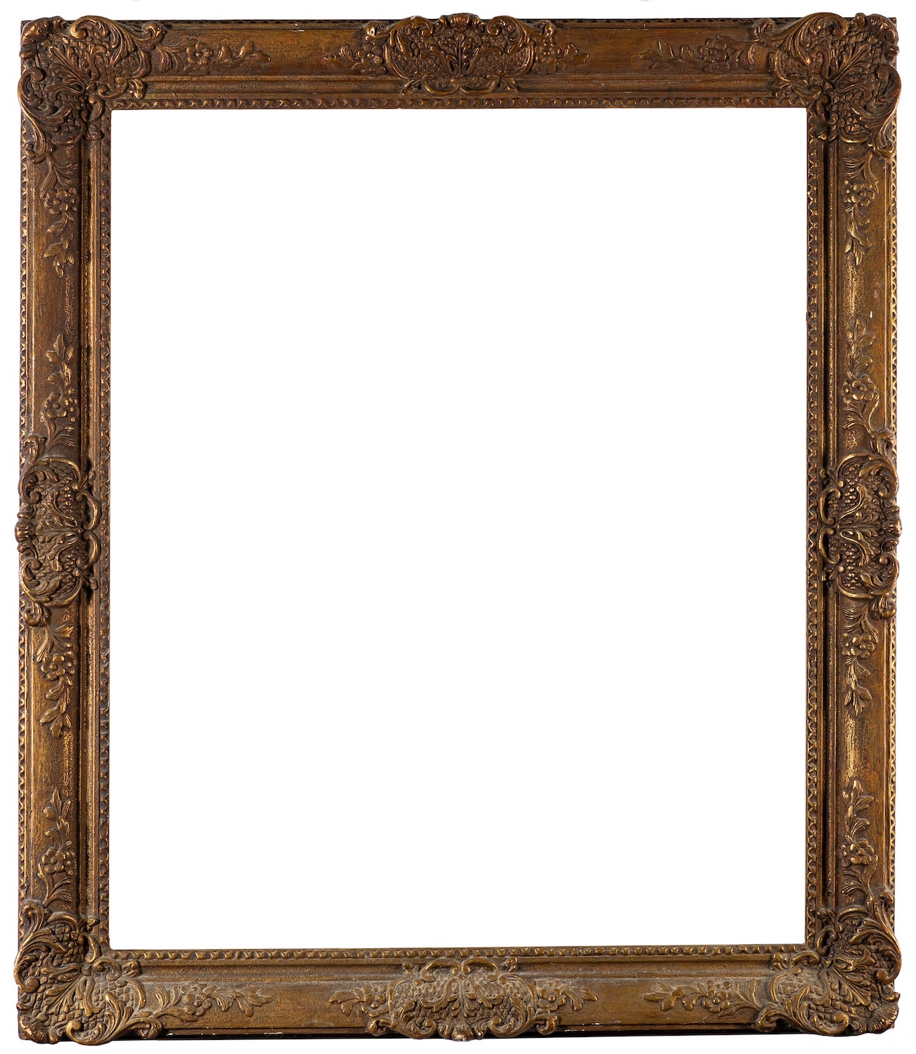 A gilt wood and composite frame 89 x 77 x 8cm And another conforming modern example (2) - Image 2 of 2