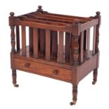 A Victorian mahogany Canterbury,