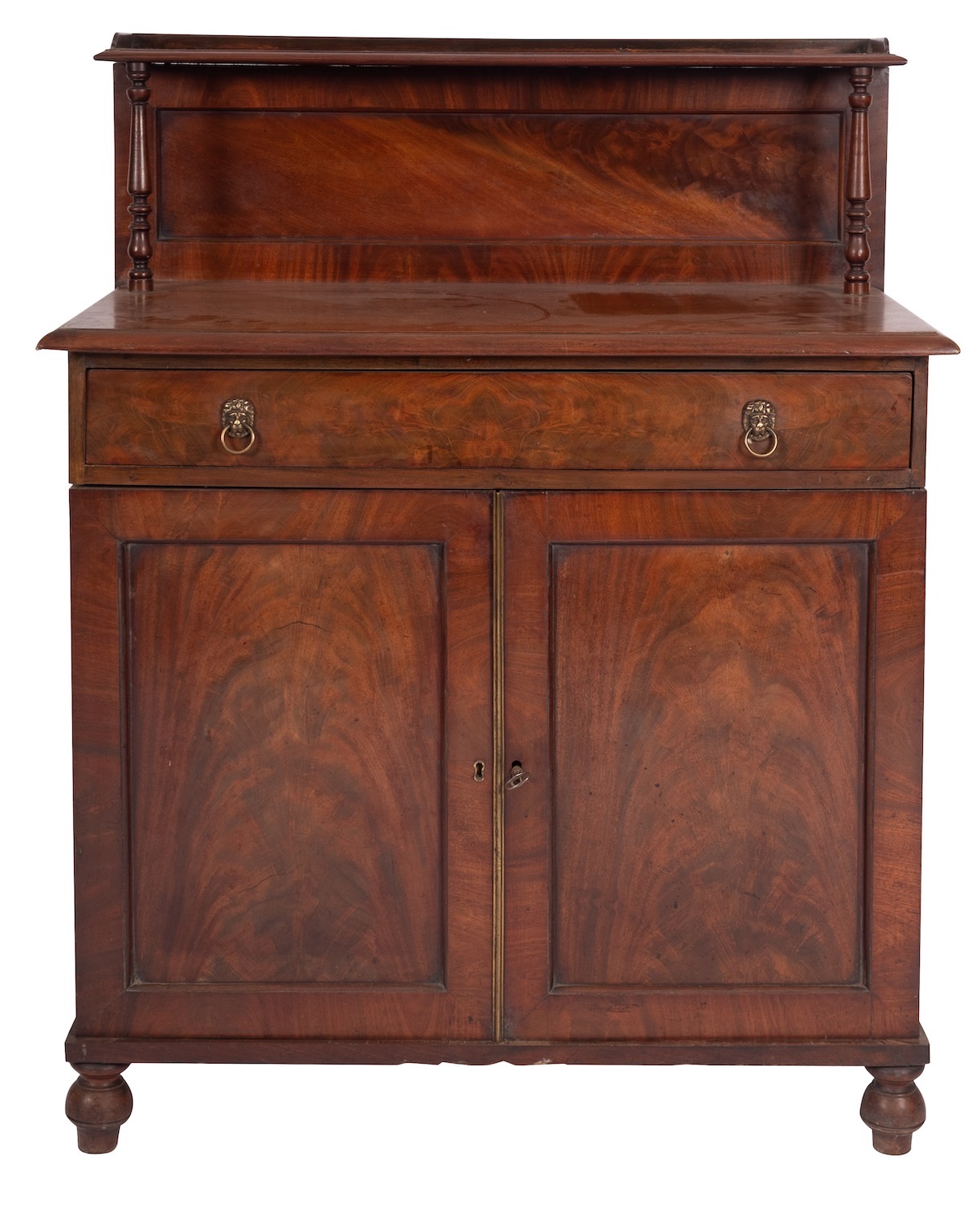 A Victorian mahogany chiffonier,