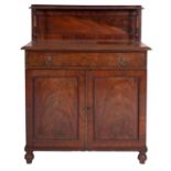 A Victorian mahogany chiffonier,