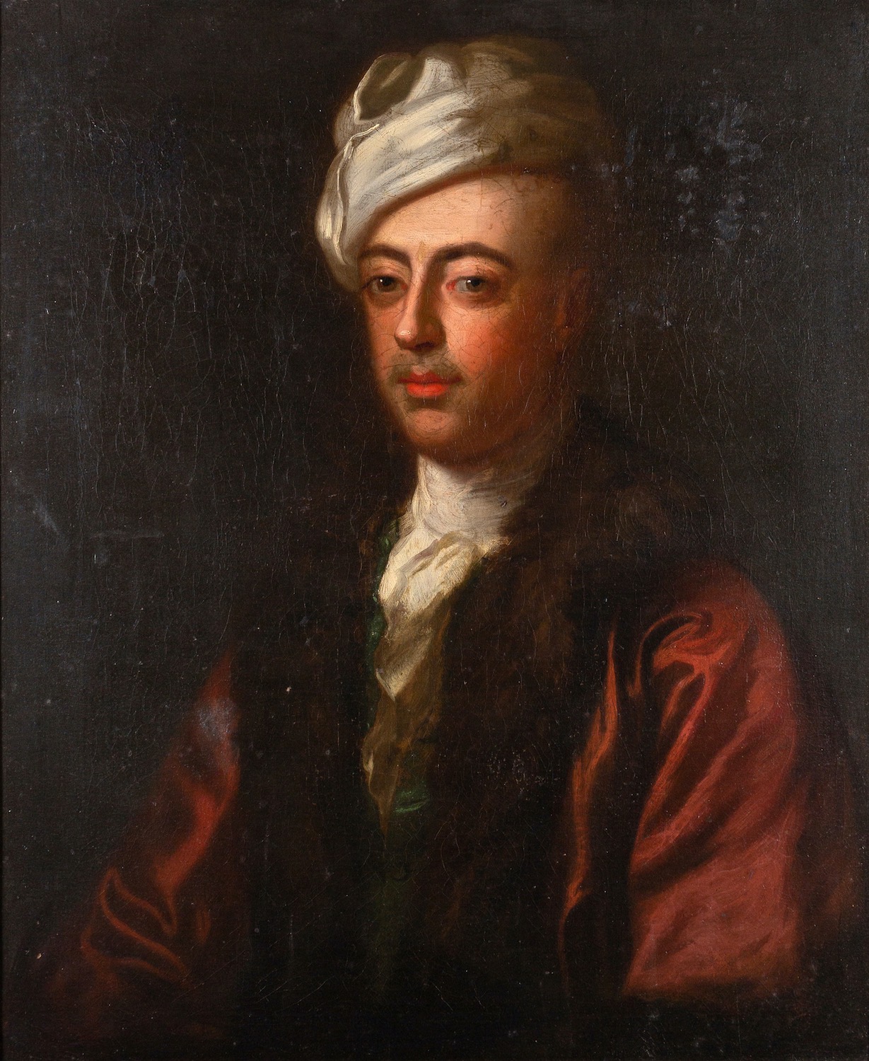 Circle of Godfrey Kneller (British,1646-1723) Portrait of a gentleman, half-length,