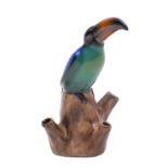 A Royal Doulton Toucan on a Perch, HN.