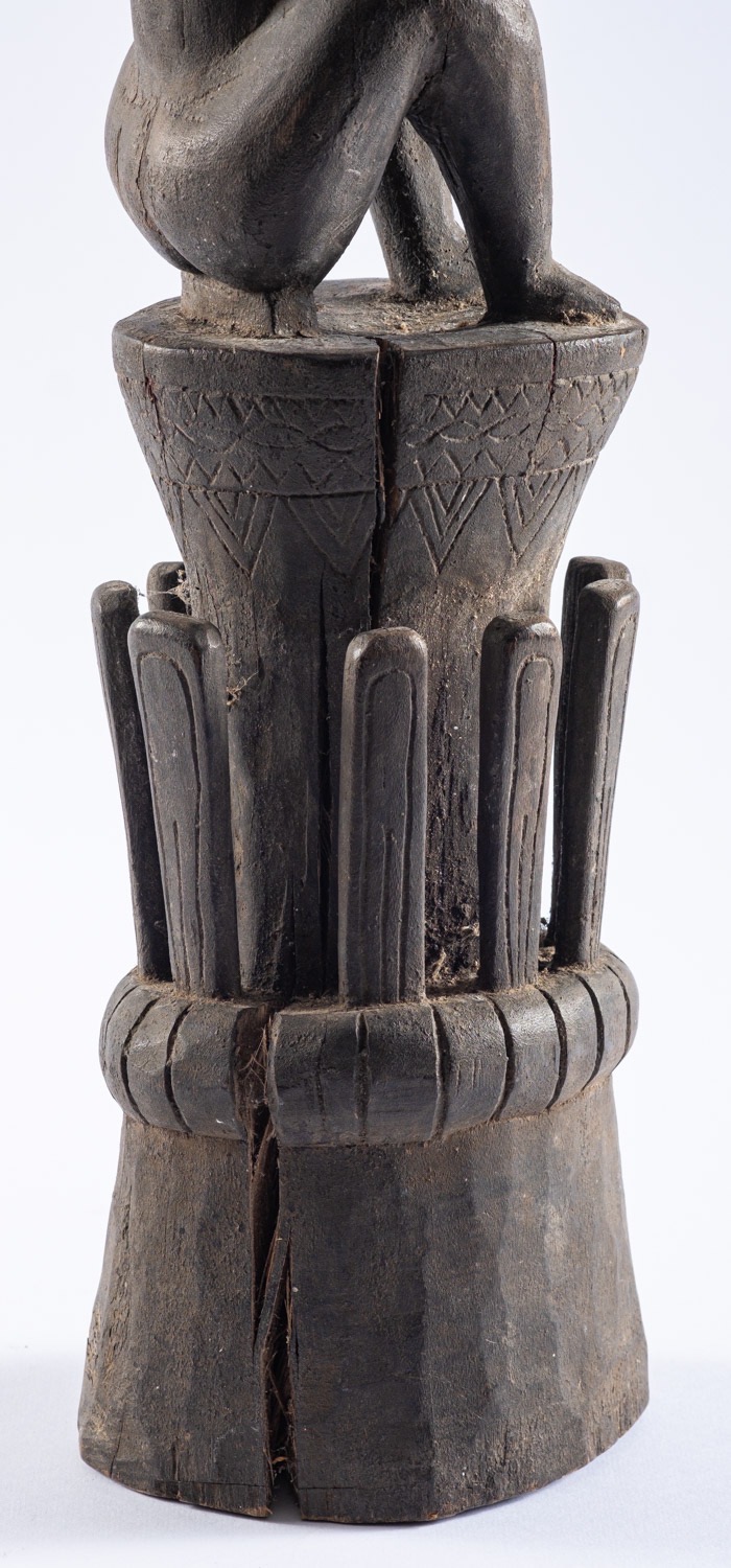 An Indonesian carved wooden ancestor figure of Adu Zatua, - Image 4 of 4