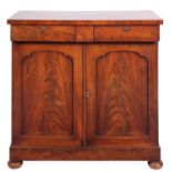 A Victorian mahogany chiffonier,