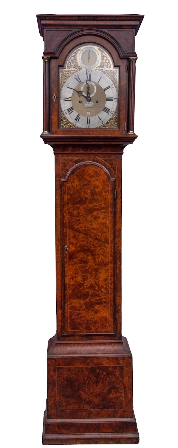 William Webster, Exchange Alley, London, a walnut longcase clock the eight-day duration,