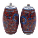 A pair of Chinese porcelain spirit bottles,