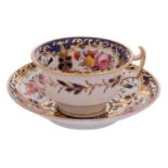 A Coalport teacup and saucer in London shape,