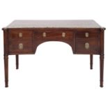 A marble topped mahogany washstand in Louis Philippe style,