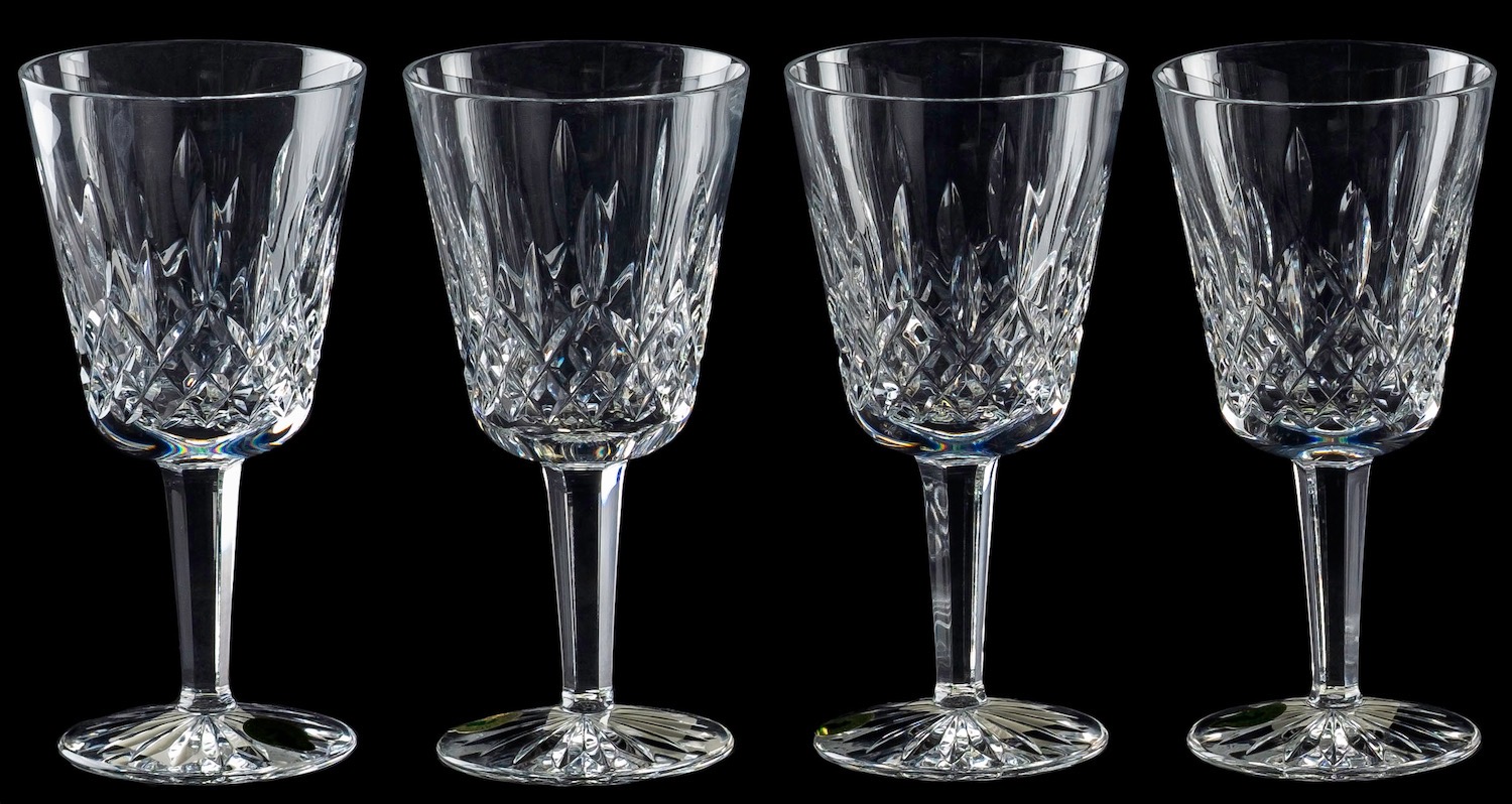 A suite of Waterford Lismore pattern drinking glasses, comprising eight flutes, six goblets, - Image 2 of 2