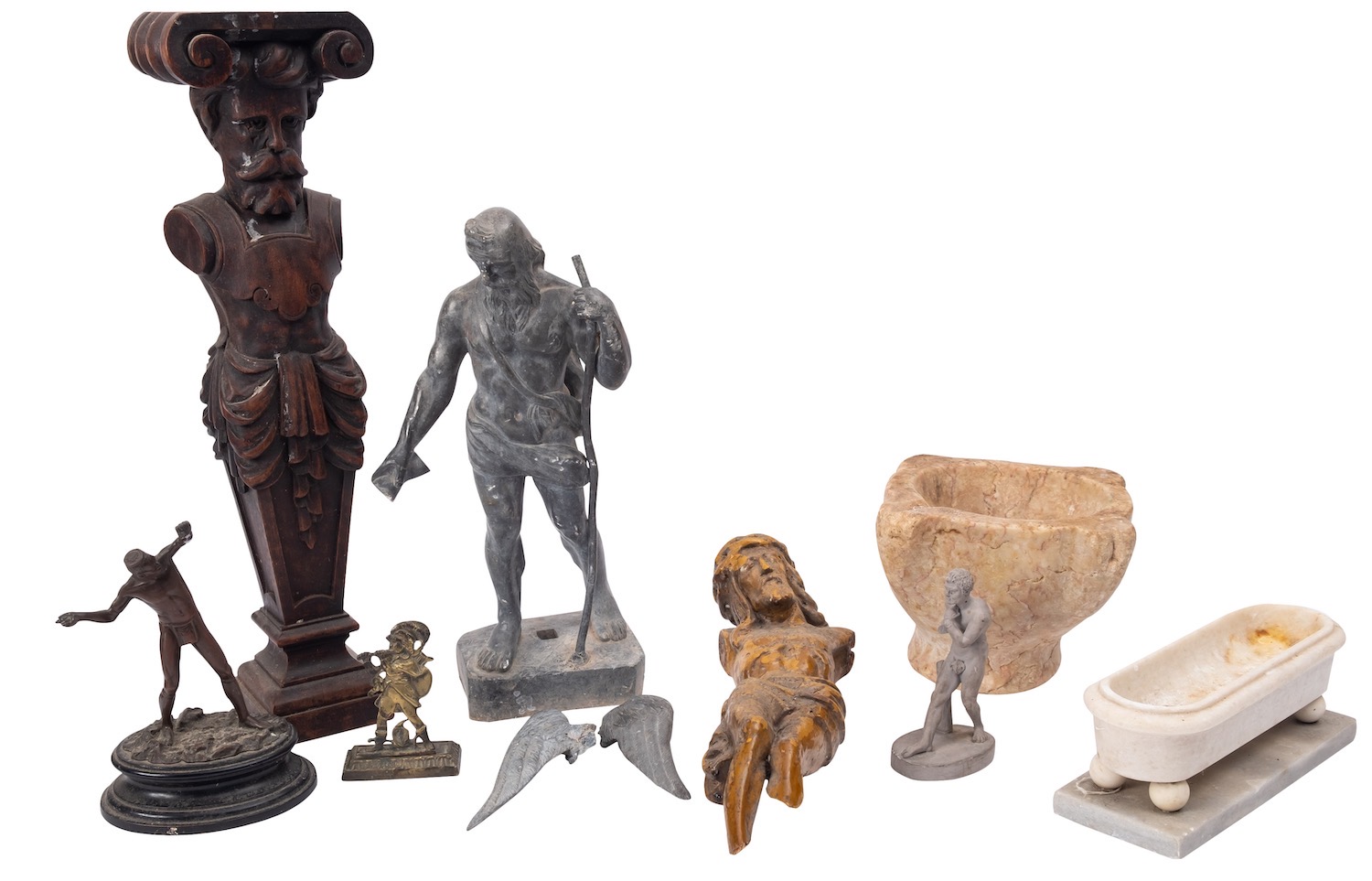 A small collection of sculpture,