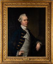 Attributed to Francis Cotes RA (1726-1770) Portrait of John Parker (1734-1796) of the White