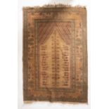 A Panderma prayer rug,