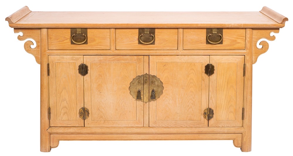 An American bleached oak sideboard, by Raymond K. - Image 4 of 6