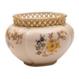 A Zsolnay Pecs porcelain jardiniere,