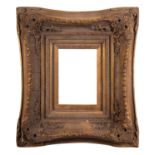 Two conforming gilt wood and composite frames,