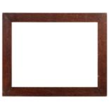 A Regency fretwork and inlaid frame 61 x 38 x 1cm overall Together with a plain frame of similar