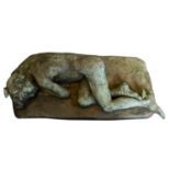 A large bronze model of the Infant Mercury sleeping, previously thought to be German,