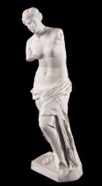 A Wedgwood parian figure of the Venus de Milo after the antique,