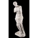 A Wedgwood parian figure of the Venus de Milo after the antique,