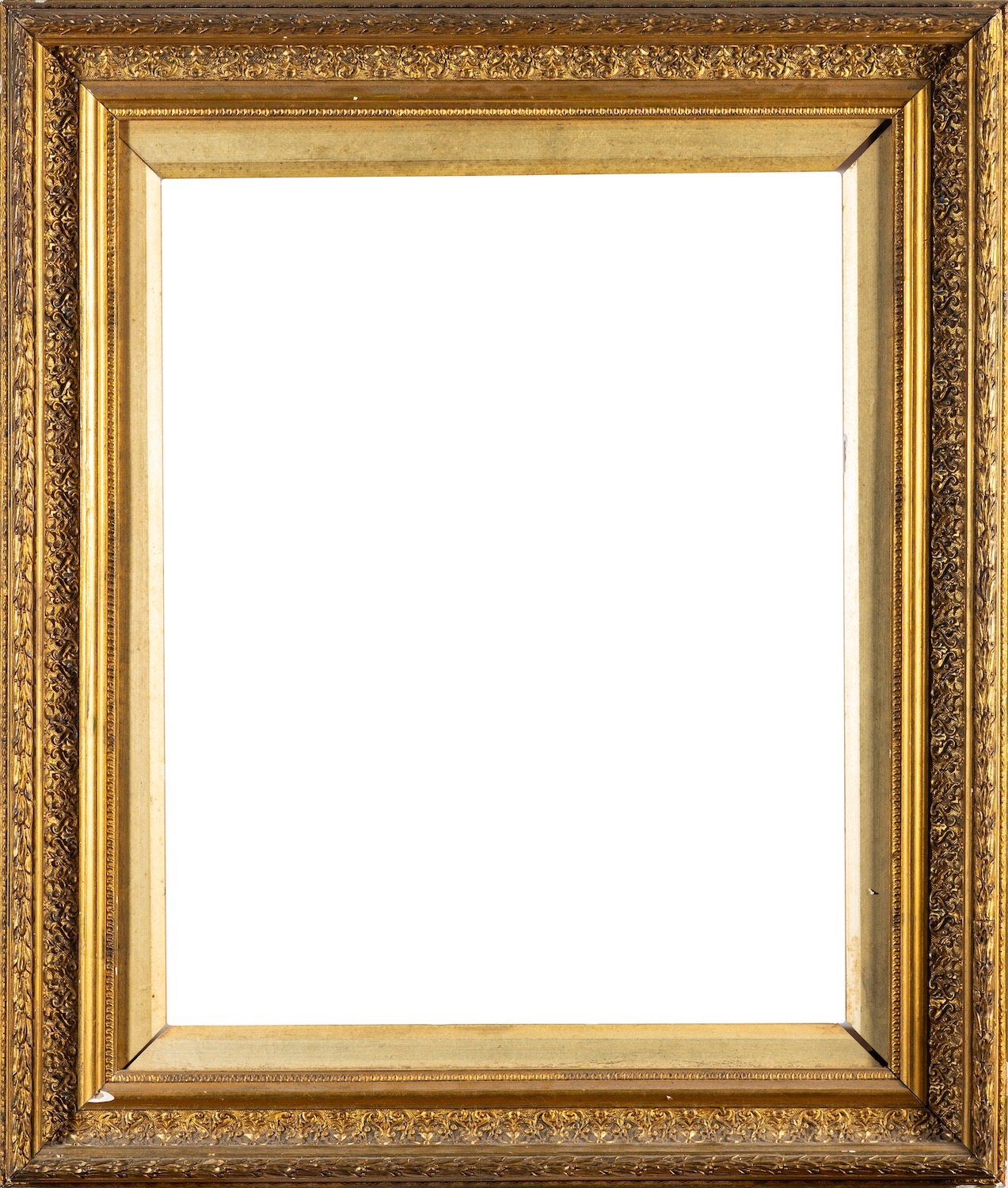 Two gilt wood and composite frames, including one with red velvet lining, - Image 2 of 2