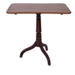 A Regency mahogany rectangular occasional table,