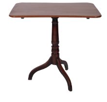 A Regency mahogany rectangular occasional table,
