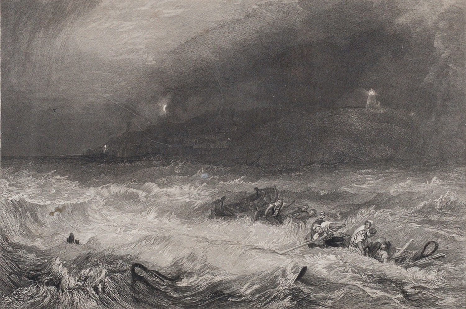 After J.M.W. Turner (British, 1775-1851) Lowerstoffe Engraving 17 x 25.5cm Engraved by W.R.